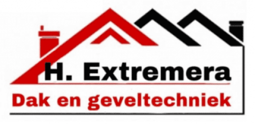Het logo van Extremera Dakwerken, uw dakdekker voor in Alkmaar